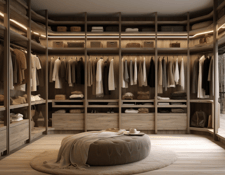 Já pensou em transformar o quarto extra em closet?