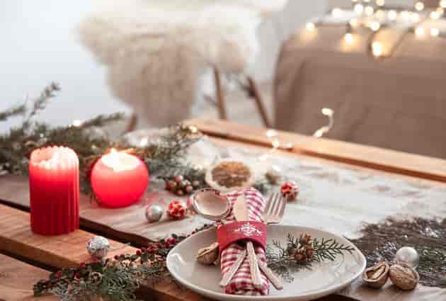 Como montar uma mesa posta de Natal