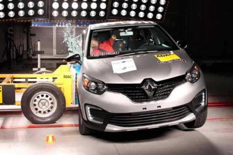 Teste da Latin NCAP com o Renault Captur