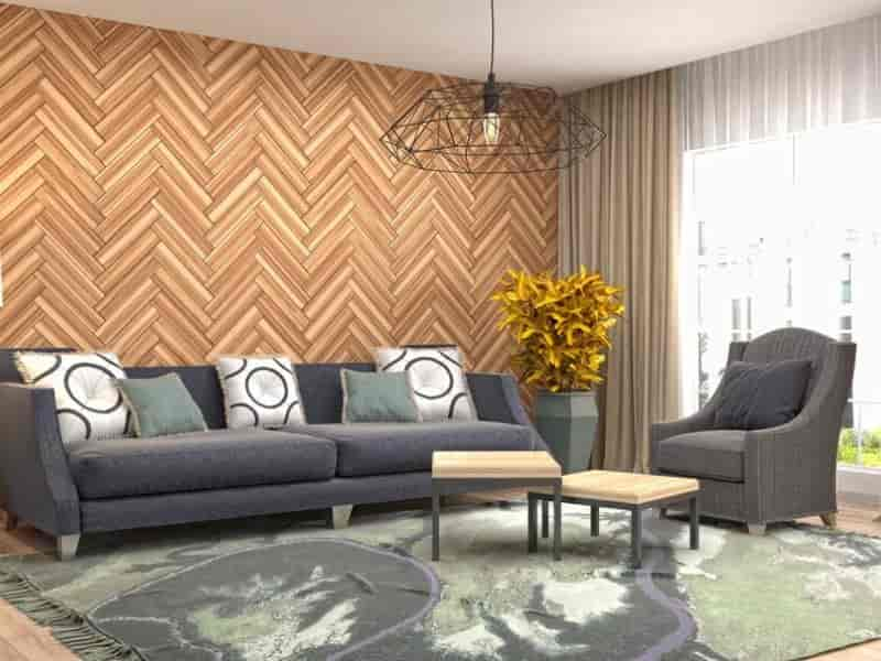 Dicas de estampas chevron para a sala de estar