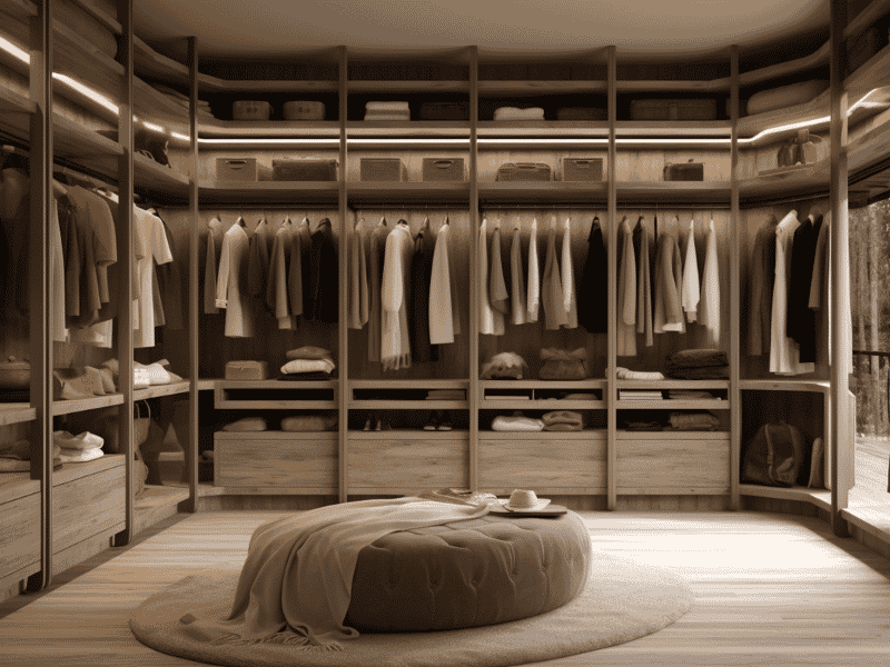 Já pensou em transformar o quarto extra em closet?