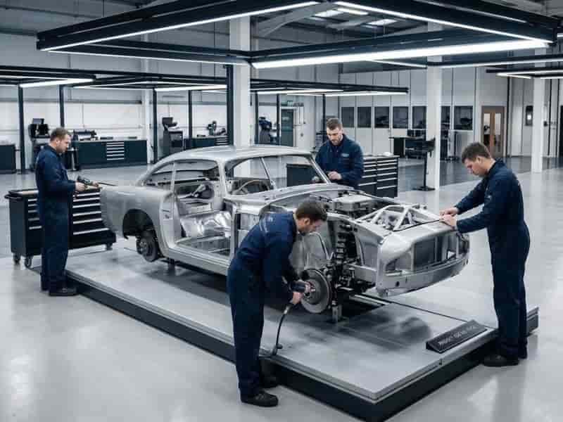 Restauração de carros clássicos na fábrica: O sonho de reviver o brilho original