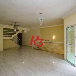 Casa com 4 dormitórios para alugar, 320 m² por R$ 12.000,00/mês - Gonzaga - Santos/SP