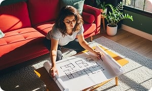 Apartamentos na planta