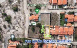 Terreno para alugar na Água Fria - Fortaleza/CE - Próximo a Academia Fighter Sport