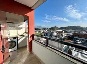 Apartamento à venda no bairro  Glória - Joinville - SC  1 Suíte com sacada; 1 dormitório com sacada; Sala de estar, jantar e cozinha integradas; Varan