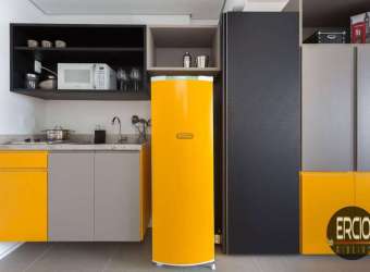 Apartamento com 1 dormitório para alugar, 25 m² por R$ 3.085,00/mês - Vila Olímpia - São Paulo/SP OLX ZAP VIVA REAL CHAVES NA MÃO