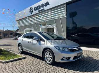 Honda Civic Sedan LXR 2.0 Flexone 16V Aut. 4p  - Prata - 2013/2014