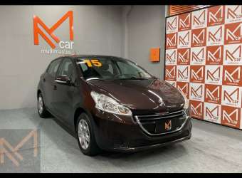 Peugeot 208 Active/Active Pack 1.5 Flex 8V 5p  - Marrom - 2014/2015