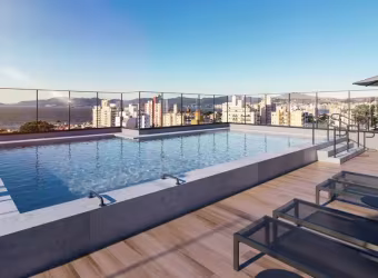 Apartamento com um dormitório, 42m² e uma vaga em Florianópolis. D/NEX SMART LIV