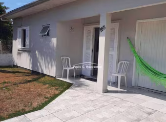 Casa de alvenaria com 2 dormitórios, sendo 1 suíte, sala, cozinha, banheiro, garagem, quinntal por R
