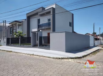 Sobrado Residencial C/03 Quartos Sendo 01 Suite e C/Alto Padrao +Moveis Planejados e C/Terreno de Esquina No Itaguacu (SFS) !