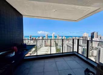 Novíssimo apartamento com 3 suítes, sendo uma master; varanda gourmet, lavabo e duas vagas de garag
