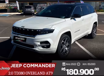 JEEP COMMANDER 2.0 TD380 TURBO DIESEL OVERLAND AT9