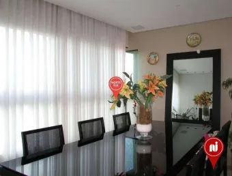 Apartamento com 4 dormitórios à venda, 134 m² por r$ 1.800.000,00 - vila da serra - nova lima/mg