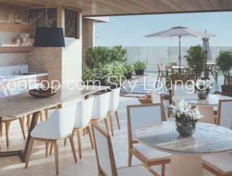 Apartamento Quarto e Sala c/Rooftop -PLENO Itaigara