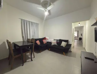 Apartamento com 1 dormitório, 67 m² - venda por r$ 450.000,00 ou aluguel por r$ 3.000,02/mês - embaré - santos/sp