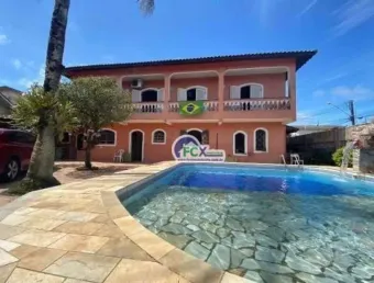 Casa para venda em itanhaém, centro, 5 dormitórios, 1 suíte, 3 banheiros, 3 vagas