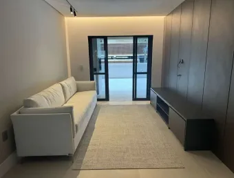 Apartamento  quadra mar 3 suítes mobiliado novo para alugar na quadra mar de balneário camboriú