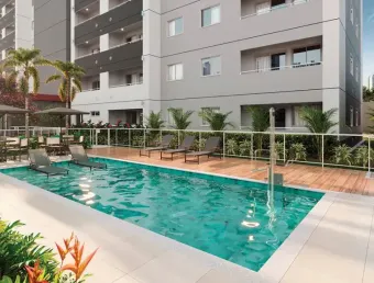 Serena Residencial - 2 Dormitórios 40/41 m2 c/ Sacada Gourmet e opção de vaga