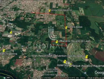 Terreno no recanto dos lagos  com área de 301m  - foz do iguaçu pr