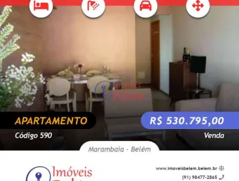 Apartamento com 2 quartos à venda na Travessa Tavares Bastos, Marambaia, Belém
