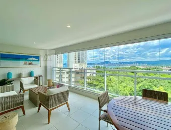 Apartamento no Guarujá, Enseada, 3 Quartos, Sala para 2 Ambientes e Varanda com Vista para o Mar - Mercuri Imóveis - Imobiliária no Guarujá