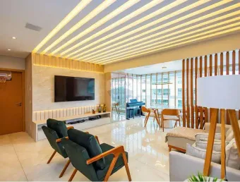Apartamento à venda com 129m², 3 quartos sendo 3 suítes e 2 vagas no condomínio clube acquarelle, ecoville - curitiba/pr, por r$1.700.000,00