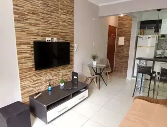 Apartamento com 1 quarto para alugar na Avenida Bartolomeu de Gusmão, 46, Boqueirão, Santos