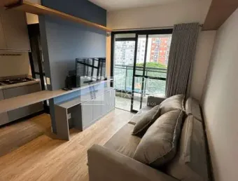 Apartamento para Locação em São Paulo, Moema, 2 dormitórios, 1 suíte, 2 banheiros, 1 vaga