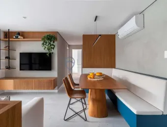 Apartamento conceito com vista para bosque nativo – mobiliado e pronto para mora