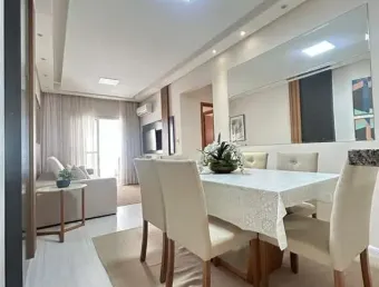 Apartamento mobiliado de 2 quartos bairro Aviação Praia Grande - São Paulo