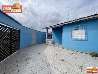 CASA 2 QUARTOS MOBILIADA COM CHURRASQUEIRA 700 METROS DA PRAIA - Mongaguá/SP