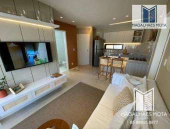 Repasse no Beach Way Riviera com 2 dormitórios à venda, 53 m² por R$ 480.000 - Curralinhos - Aquiraz/CE