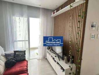 Apartamento com 3 dormitórios à venda, 78 m² - Planalto - São Bernardo do Campo/SP