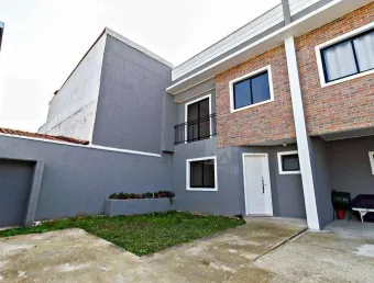 Sobrado em condominio fechado com 3 quatos para alugar, 87m² por r$ 3.000+taxas - xaxim - curitiba/pr