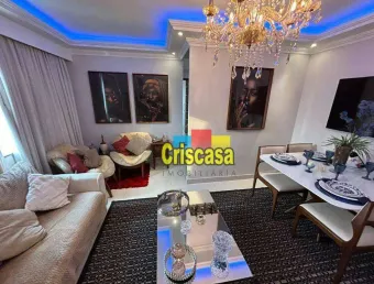 Cobertura duplex com 2 dormitórios à venda, 200 m² por r$ 930.000 - jardim mariléa - rio das ostras/rj