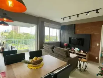 Apartamento em alphaville a venda totalmente mobiliado em condomínio com lazer completo