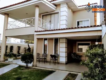 Casa duplex, 3 suítes, piscina, área gourmet, no condomínio bosque imperial, na fraga maia, em feira de santana, área total 406 m².