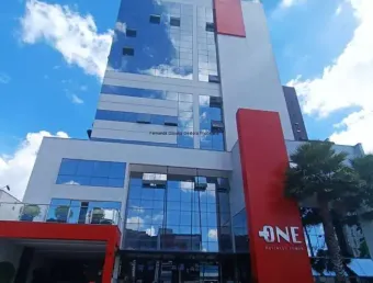 Sala comercial à venda em condomínio no bairro são pedro - são josé dos pinhais-pr: 43 m², 1 sala e 1 banheiro! the one business tower