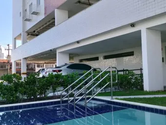 Apartamento em piedade com 2 quartos, lazer, elevador, na quadra do mar