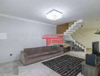 Sobrado com 3 dormitórios à venda, 266 m² por R$ 800.000,00 - Vila Alzira - Santo André/SP