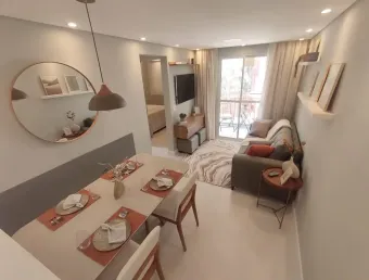 Apartamento de 2 quartos à venda no residencial vista alegre iii, embu das artes – próximo ao shopping taboão