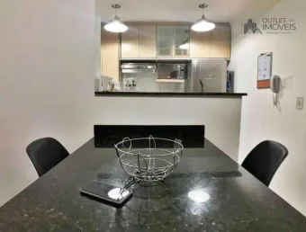 Residencial pitaguras, apartamento com 2 dormitórios à venda, 44 m² por r$ 235.000 - jardim flamboyant - paulínia/sp