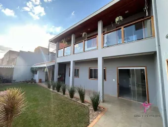 Sobrado com 3 dormitórios à venda, 220 m² por r$ 730.000,00 - jardim vista alegre - leme/sp
