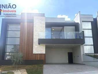 Sobrado alto padrão a venda em condomínio fechado em Indaiatuba/SP.