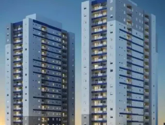 Apartamento para venda possui 47 metros quadrados com 2 quartos