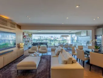 Sensacional apartamento tipo para venda em indianópolis com 3 quartos, sendo 3 suítes, 163m²