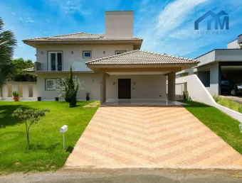 Casa com 4 dormitórios à venda, 383 m² por r$ 2.300.000,00 - condominio fazenda palmeiras imperiais - salto/sp