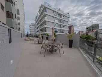 Última unidade! edifício na quadra do mar, 3 quartos, 1 suíte